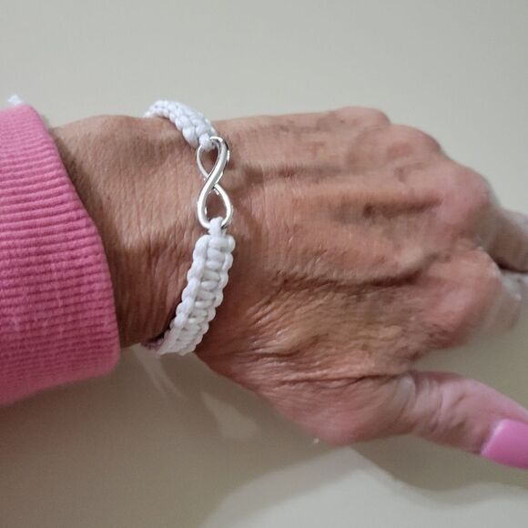 Infinity Men Women Braided Handcrafted Bracelet Bangle Rope Adjustable - Picture 8 of 9